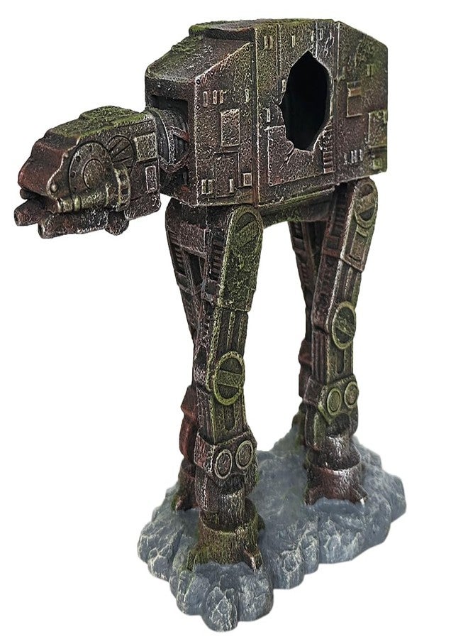 SLOCME Aquarium at-at Imperial Walker Decorations - Fish Tank Tropical Betta Fish Hideouts Cave Ornament - Image 5